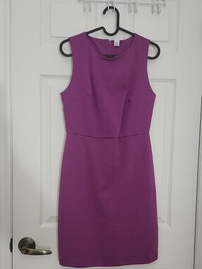 Old Navy Purple Sleeveless Sheath Dress